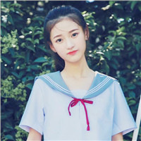 穿校服学生图片头像,最美校花清纯校服女生图片