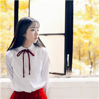 穿校服学生图片头像,最美校花清纯校服女生图片