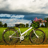 自行车唯美高清图片头像,骑上爱车去旅行吧